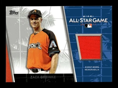 2017 Topps Update Series - All-Star Stitches Zack Greinke #ASR-ZG (MEM) - Image 1 of 2