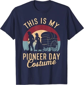 This Is My Pioneer Day Kostüm, Retro Mormonenpioniere T-Shirt Hoodie - Bild 1 von 9