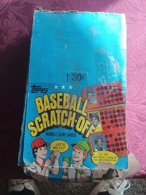 1981 Topos Baseball Card Scratch Off Lot Of 33 Unopened Packs With Box - Image 1 of 4