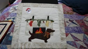 handgefertigter gesteppter Wandbehang - Bild 1 von 2