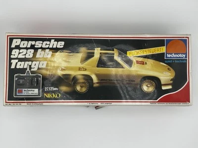 Vintage Nikko Technotoy Porsche 928 Targa RC Car 1:24 – For Parts/Repair - Bild 1 von 4