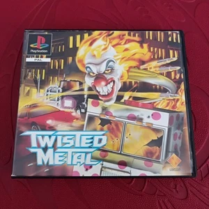 Twisted metal Ps1 Rental Game Blockbuster Sony Playstation 1 Videogame - Picture 1 of 3