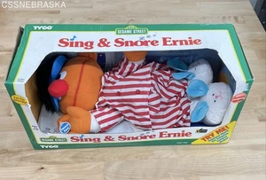 Vintage - Sing And Snore Ernie - Sesame Street - 1997 - Tyco - UNOPENED! - Picture 1 of 10