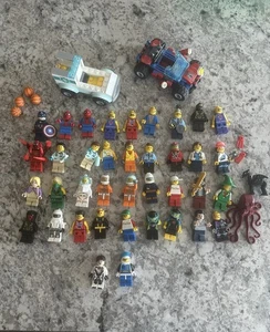 Lego Minifiguras Lote 38 Figuras Pulpo Balones de Baloncesto y Más Accesorios  - Imagen 1 de 8