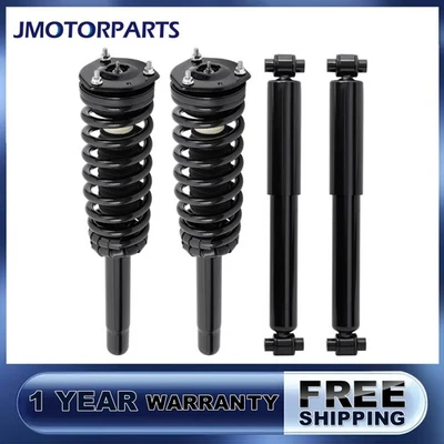 4PCS Front & Rear Quick Struts Assembly For 2010-2012 Lincoln MKZ Ford Fusion - Imagem 1 de 4