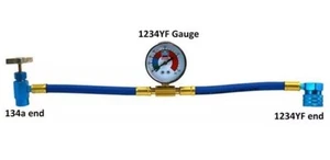 R1234yf Gauge Set with 134a Top Tap - Aluminum #3611 - Picture 1 of 2