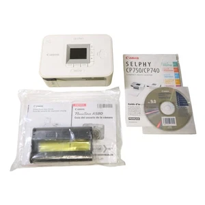 Canon Selphy Compact Photo Printer CP750 CP740 w/ Accessories - Picture 1 of 6