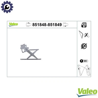 WINDOW REGULATOR 851848 FOR TOYOTA 1NR-FE 1.3L 1ND-TV 1.4L 2ZR-FXE 1.8L 4cyl - Image 1 of 4