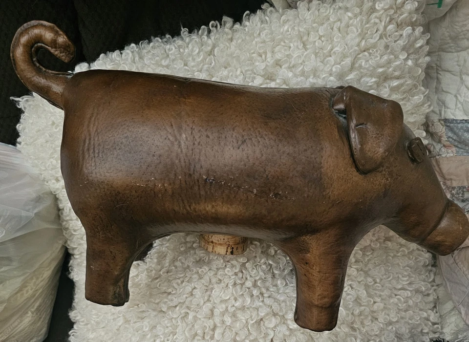 RARE Vintage Abercrombie & Fitch Ceramic Piggy Bank Omersa Style 50s 60s MCM HTF - Image 1 of 1