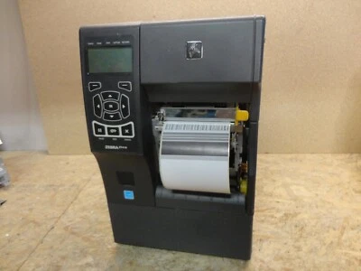 Zebra ZT410 Thermo Transfer Barcode Label Drucker + REWINDER  300DPi * PERFECT - Bild 1 von 4