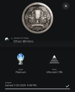 Resident Evil Village (RE8) Platinum Trophy | READ DESCRIPTION - Picture 1 of 1