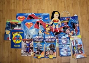 Justice League Superman Wonder Women SET Actionfiguren Plüsch Bücher Matten 1N - Bild 1 von 7