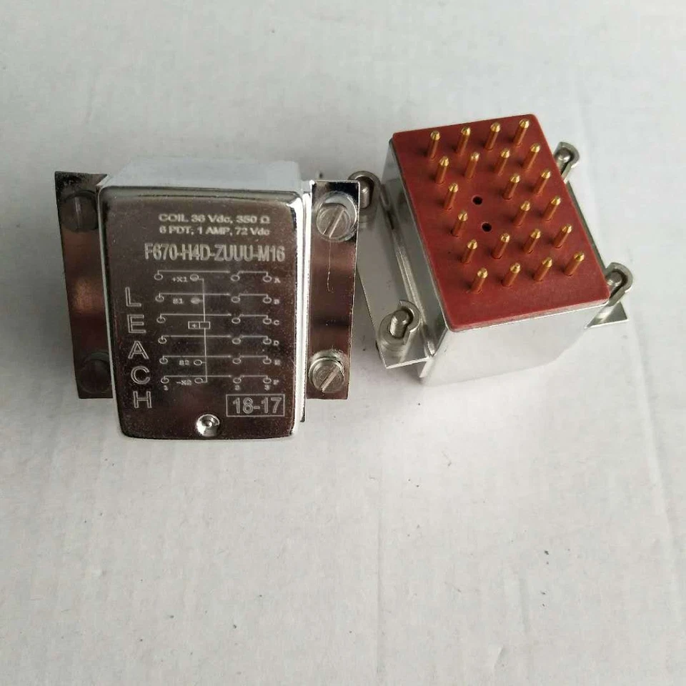 F670-H4D-ZUUU-M16 Metal Sealed Relay 36VDC 350 Ohm 22 Pins x 1pc - Image 1 of 1