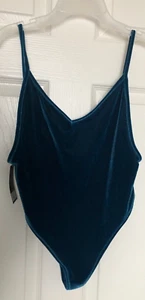 Ethika neu mit Etikett Damen Samt grün Pull-On Body Größe Medium Neu mit Etikett - Bild 1 von 4