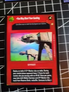 Star Wars CCG Decipher SWCCG: You May start Your Landing FOIL Reflections - Bild 1 von 1