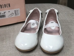 Bloch Chloe White Kids Dress Shoe - Picture 1 of 6