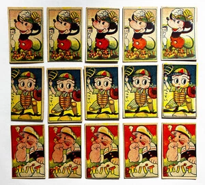 Mickey Mouse, Betty, Popeye "MENKO" Vintage 1948 Japanese Menko Cards lot 15 - Picture 1 of 18