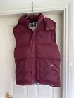 Jack Wills quilted Gilet maroon - Men's size L