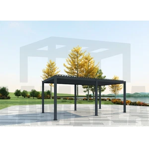 Lamella - Terrassenüberdachung 300x785x250 - Anthrazitgrauer Lamellendach - Bild 1 von 10