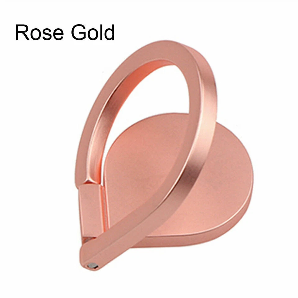 360°Finger Grip Metal Ring Stand Holder For All Smart Phones Tablet iPhone i Pad - Image 1 of 4