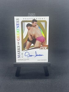 2021 Panini Immaculate UFC DAN SEVERN Marks of Greatness 61/99 #MG-DSV PCS1344