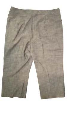 Corto capri Larry Levine Petite elástico para mujer talla 10P Foto 1 de 4