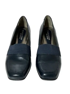 women navy blue 8.5 M slip on casual dress shoe wedge business Naturalizer N5 co - Picture 1 of 7