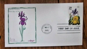 FLOR DE JARDÍN DE IRIS 1993 ARTMASTER CACHET FDC en muy buen estado sin dirección - Imagen 1 de 1