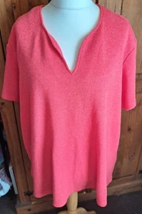 A Coral Top by Ann Harvey Size 22-24 - Picture 1 of 2