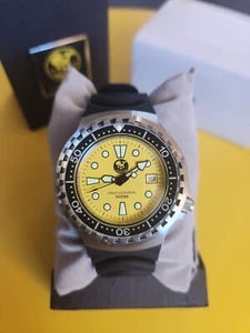 Poseidon Dive Watch Professional - beautiful yellow dial - Brand New and Unworn! - Picture 1 of 10