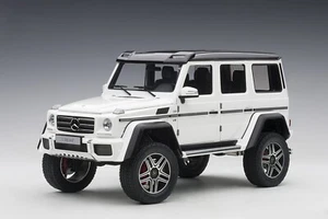 MERCEDES-BENZ G500 2 SQUARED 4X4 GLOSS WHITE 1:18 AUTOART 76316 BRANDNEU IN BOX - Bild 1 von 17