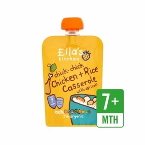 Ella's Kitchen Organic Chicken Casserole with Rice Stage 2 130g - Pack of 4 - Picture 1 of 1