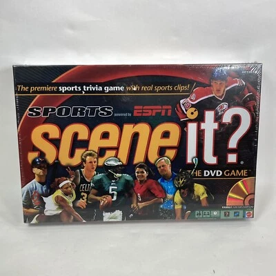 Sports ESPN Scene it? The DVD Board Game Trivia 2005 Factory Sealed - Image 1 of 4