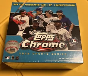 Topps Chrome 2020 Update Baseball Mega Box - Blue - Picture 1 of 6