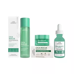 Tónico, suero e hidratante iluminador suave Luxe Organix Cica Rescue - Imagen 1 de 12