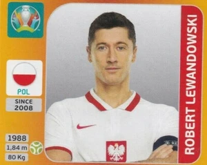 Panini Euro Em 2020 - 2021 Tournoi Edition Sticker Numéro 477 Robert Lewandowski - Picture 1 of 1