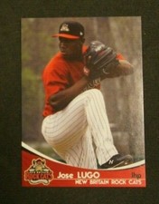 2009 Grandstand, New Britain Rock Cats - JOSE LUGO - Dominican Republic