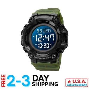 Durable Army Military LED Watch for Sports - 50m Waterproof, Stylish Quartz - Picture 1 of 8
