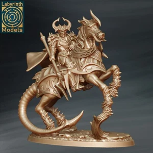 Infernal Khan Mounted/Demon/TTRPG/Dungeons and Dragons/RPG/Labyrinth Miniatures - Bild 1 von 1