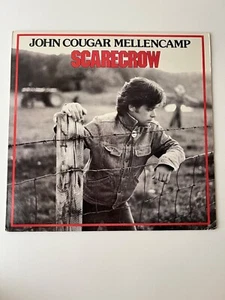 John Cougar Mellencamp Scarecrow LP 1985 Riva IM8 24865 EX Orig Inner Cleaned - Picture 1 of 9
