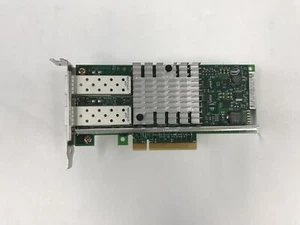 Tarjeta adaptadora de red Dell Intel X520 de doble puerto 10 GB, perfil bajo D/PN JP1JR*104 - Imagen 1 de 3