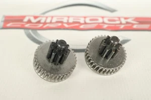 C4 Corvette Power Seat Track Transmission Gears (2) Large Shaft 1984-1996 - Foto 1 di 3