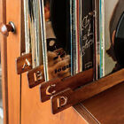 Diviseurs de disques vinyles, diviseurs de stockage de disques vinyle alphabétique A-Z,26 disque