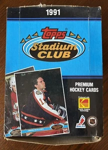 Caja de hockey Topps Stadium Club 1991/36 paquetes sellados - Imagen 1 de 8