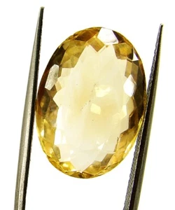 10.10 Ct Natural Yellow Citrine Quartz Loose Gemstone Stone Oval Cut Stone-10545 - Picture 1 of 2
