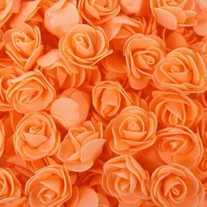 10/50/500 Pcs Artificial Flowers Home Decor Foam Rose Heads Wedding Party - Picture 1 of 29