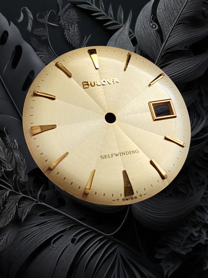 宝路华表盘 金色针轮纹理 11ALACD — 第 1/1 张图片