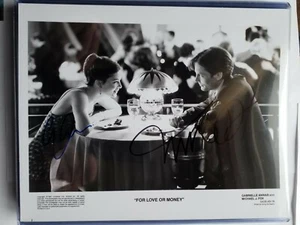 MICHEAL J FOX & GABRIELLLE ANWAR Signed AUTOGRAPH 8 x 10 Photo - Foto 1 di 1