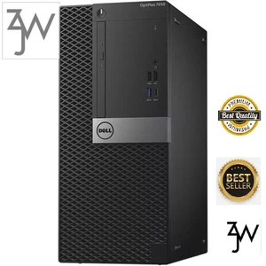 Dell OptiPlex 7050 MT Computer Core i7 7th 32GB Ram 1TB SSD Wi-Fi GAMING OFFICE - Picture 1 of 5
