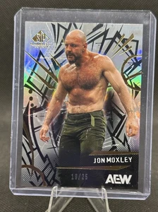 #/25 Jon Moxley Rainbow 2025 UD AEW SP Game Used #62 Death Riders - Picture 1 of 1